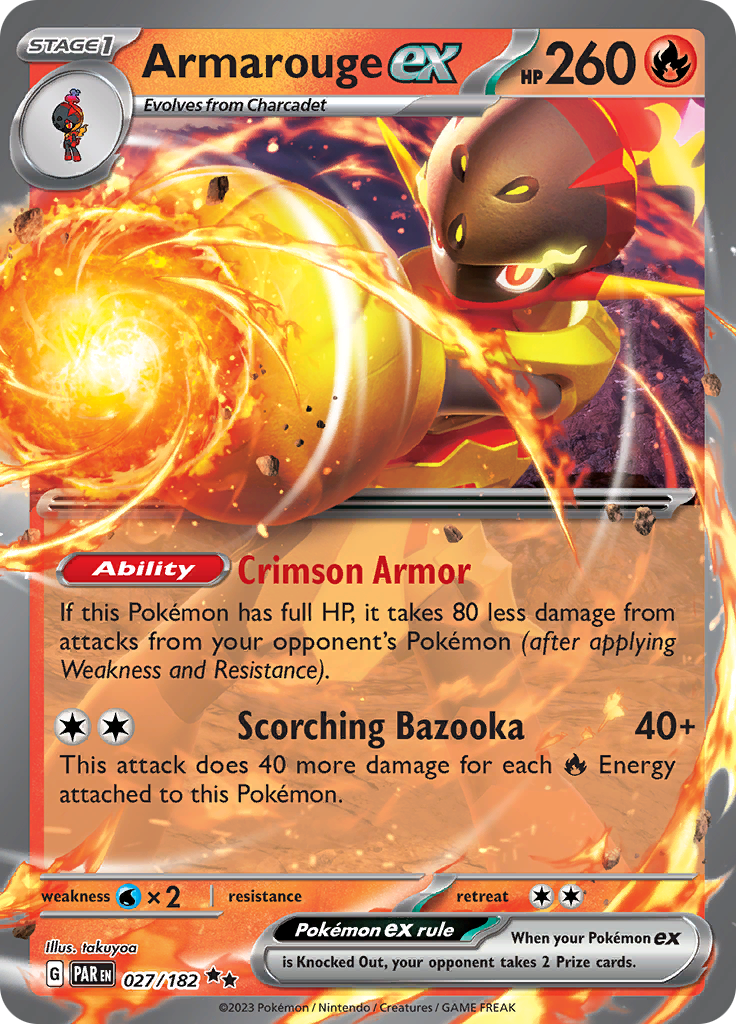 [PKM-R] Armarouge ex (027/182) [Paradox Rift]