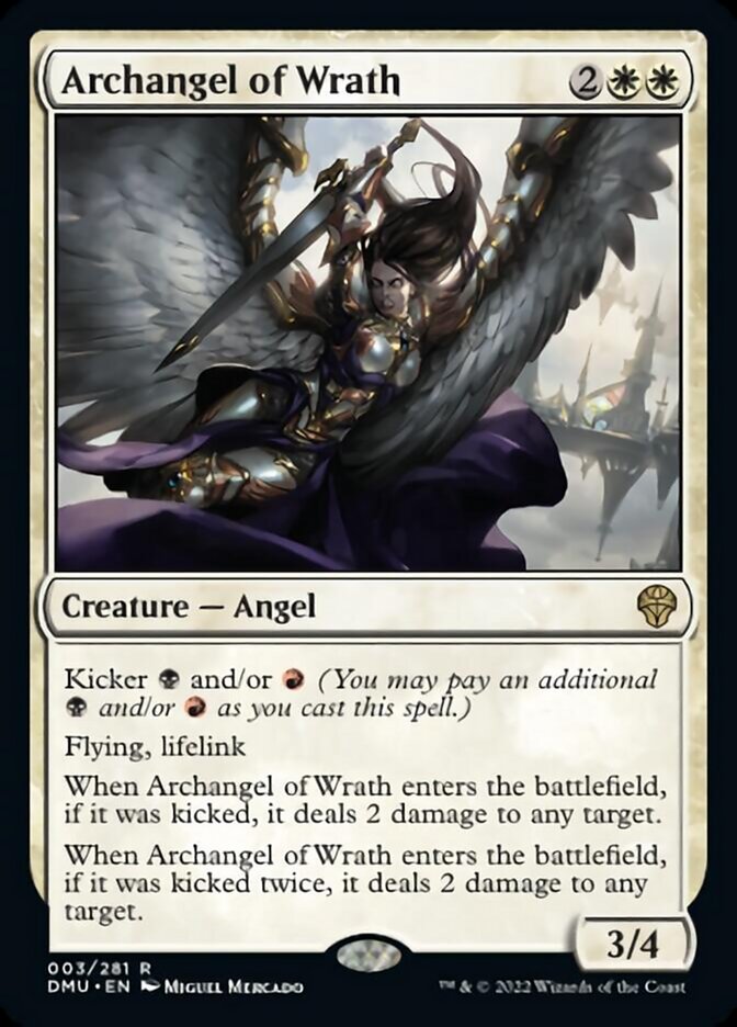 {@R} Archangel of Wrath [Dominaria United][DMU 003]