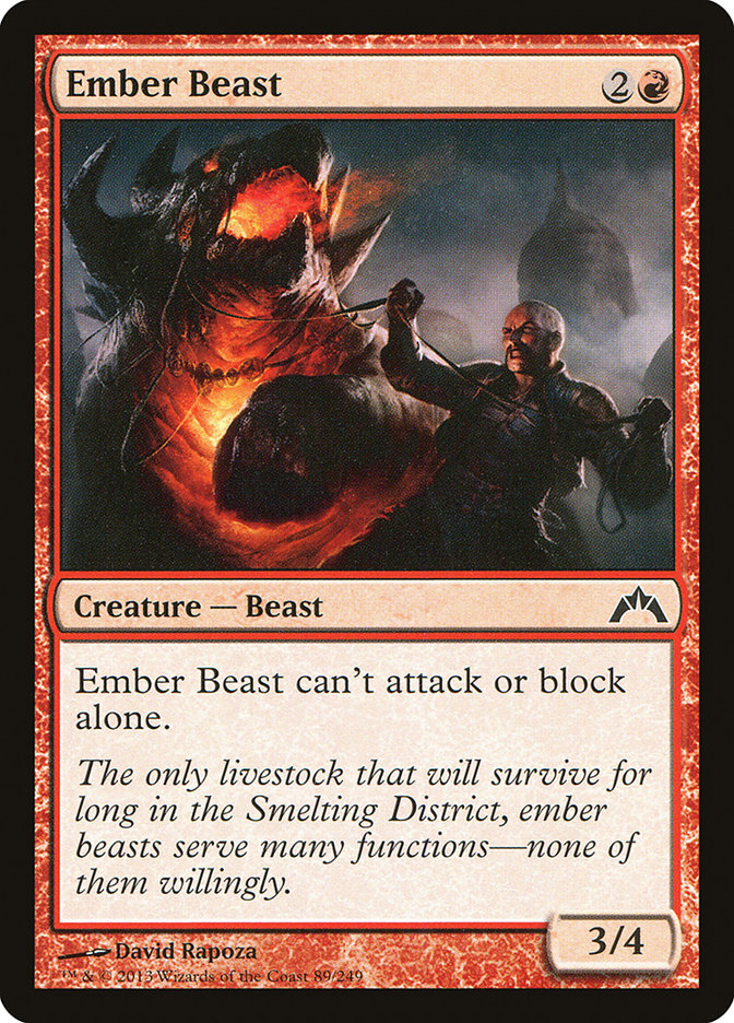 {C} Ember Beast [Gatecrash][GTC 089]