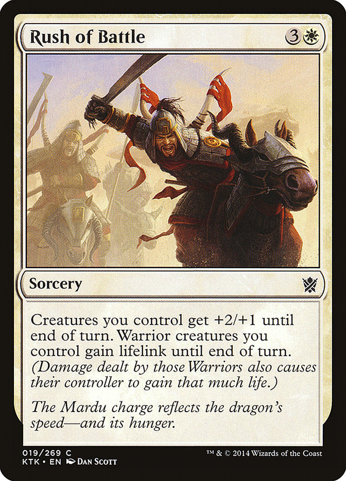 {C} Rush of Battle [Khans of Tarkir][KTK 019]