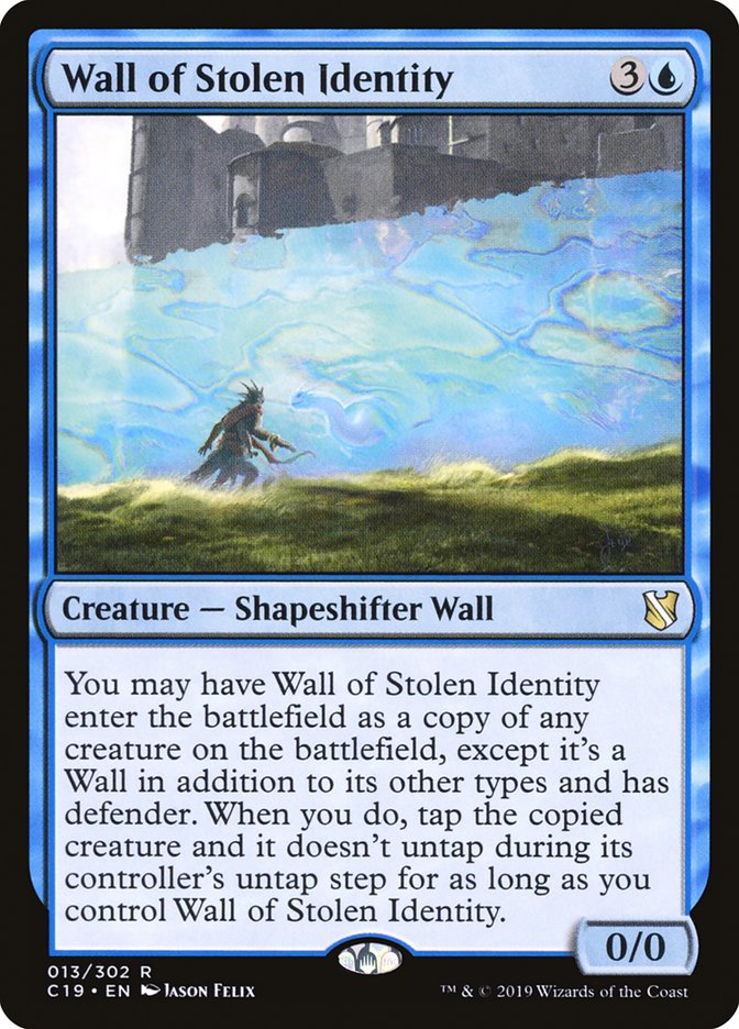 {R} Wall of Stolen Identity [Commander 2019][C19 013]