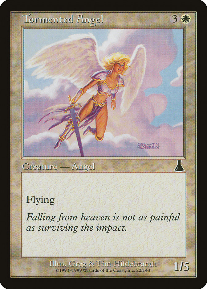 {C} Tormented Angel [Urza's Destiny][UDS 022]