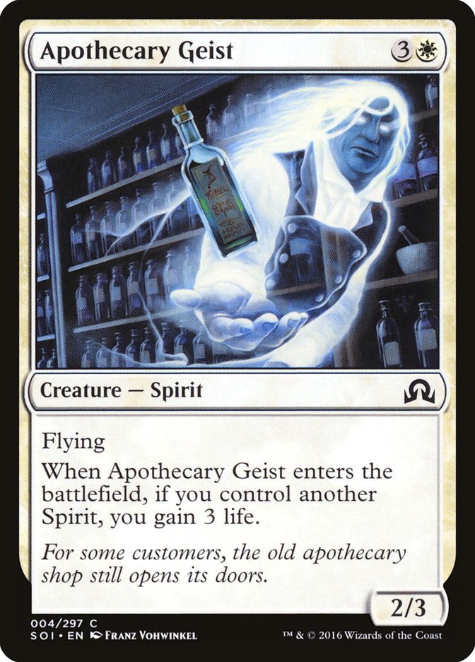 {C} Apothecary Geist [Shadows over Innistrad][SOI 004]