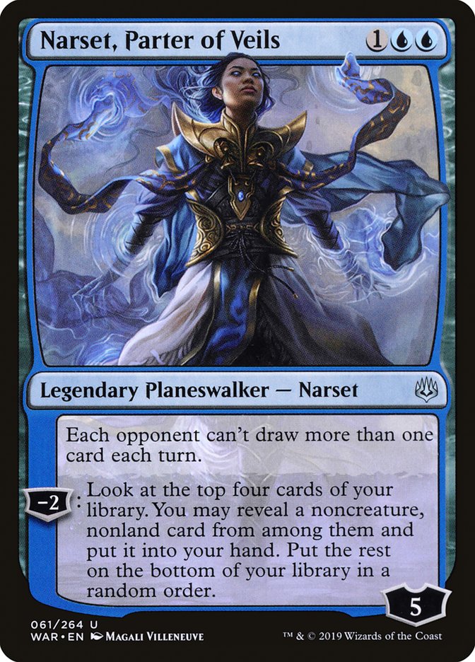 {C} Narset, Parter of Veils [War of the Spark][WAR 061]