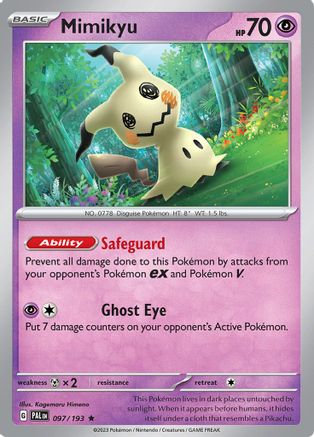 [PKM-R] Mimikyu (097/193) [Scarlet & Violet: Paldea Evolved]