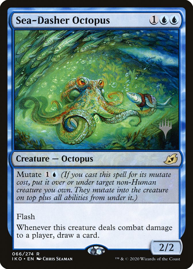 {R} Sea-Dasher Octopus (Promo Pack) [Ikoria: Lair of Behemoths Promos][PP IKO 066]