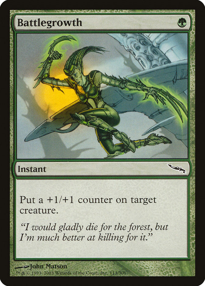 {C} Battlegrowth [Mirrodin][MRD 113]