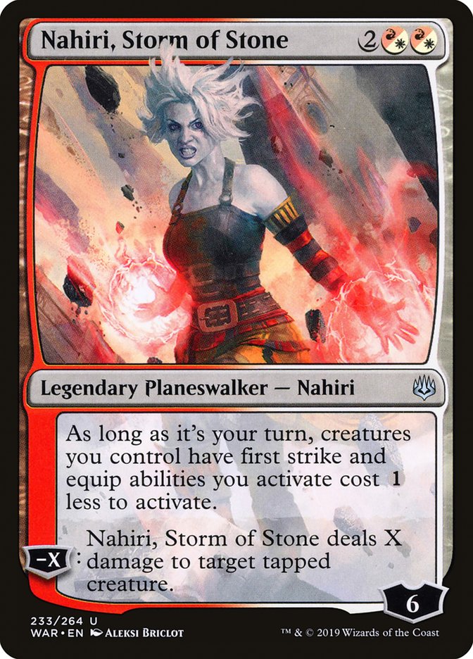 {C} Nahiri, Storm of Stone [War of the Spark][WAR 233]