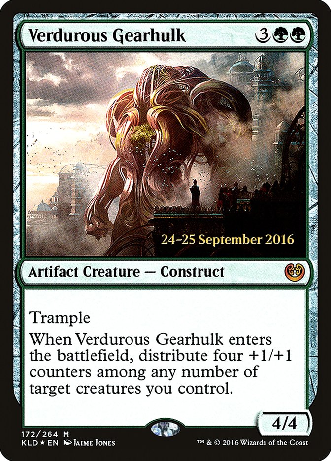 {R} Verdurous Gearhulk [Kaladesh Prerelease Promos][PR KLD 172]