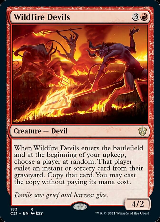 {R} Wildfire Devils [Commander 2021][C21 183]