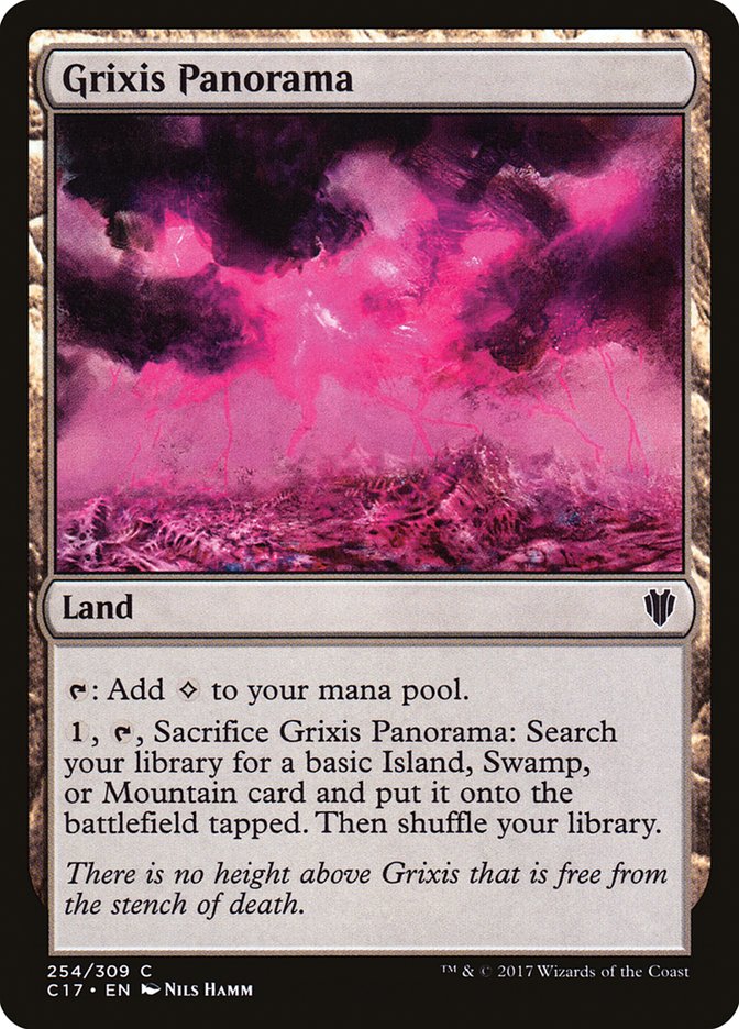 {C} Grixis Panorama [Commander 2017][C17 254]