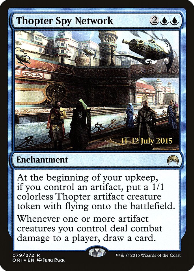 {R} Thopter Spy Network [Magic Origins Prerelease Promos][PR ORI 079]