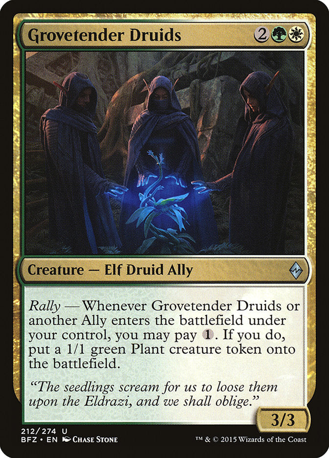 {C} Grovetender Druids [Battle for Zendikar][BFZ 212]