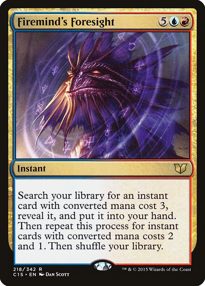 {R} Firemind's Foresight [Commander 2015][C15 218]