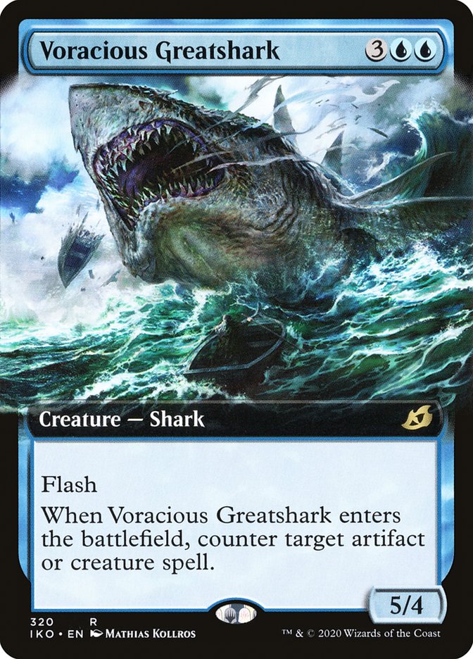 {R} Voracious Greatshark (Extended Art) [Ikoria: Lair of Behemoths][IKO 320]