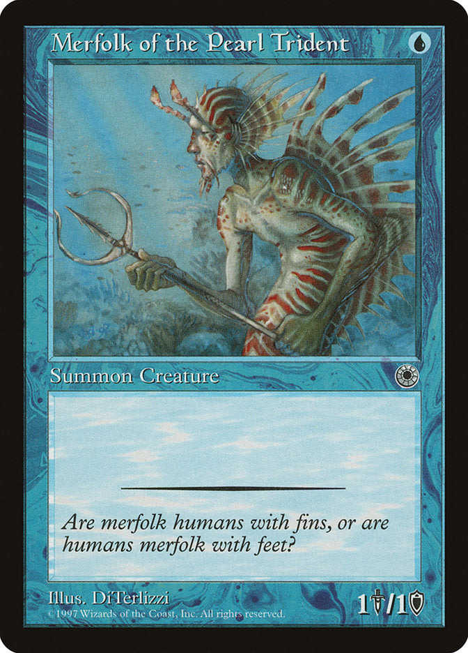 {C} Merfolk of the Pearl Trident [Portal][POR 060]