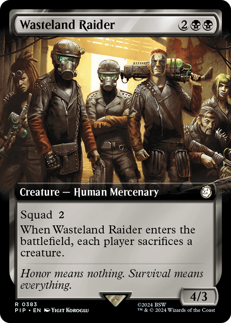 {R} Wasteland Raider (Extended Art) [Fallout][PIP 383]