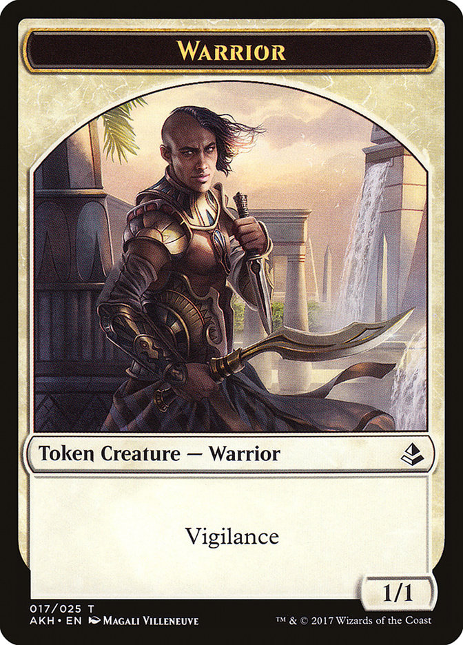 {T} Warrior Token [Amonkhet Tokens][TAKH 017]