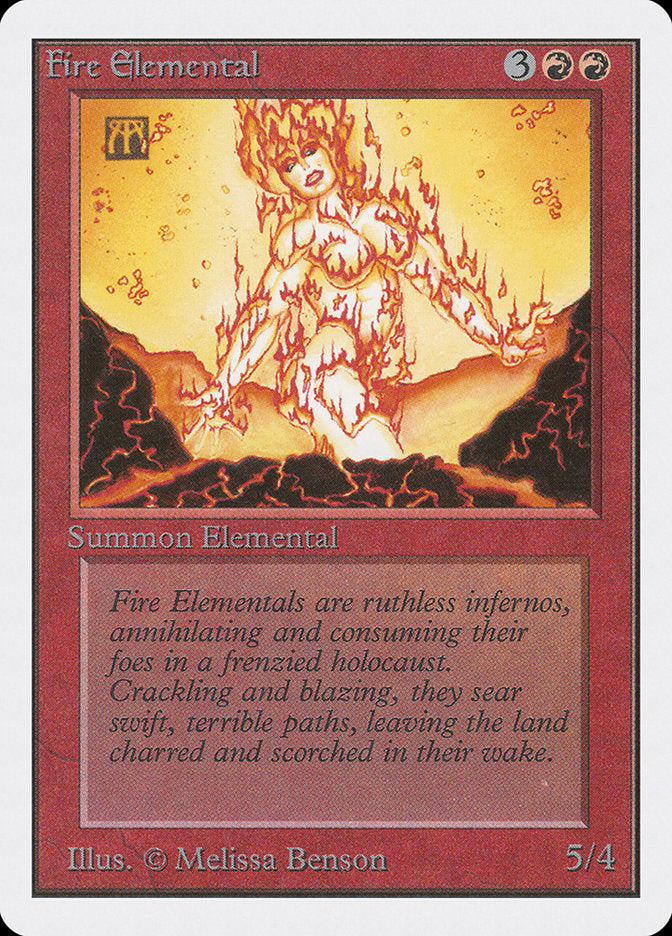 {C} Fire Elemental [Unlimited Edition][2ED 149]