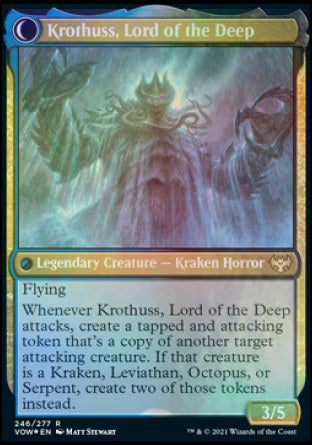 {@R} Runo Stromkirk // Krothuss, Lord of the Deep [Innistrad: Crimson Vow Prerelease Promos][PR VOW 246]