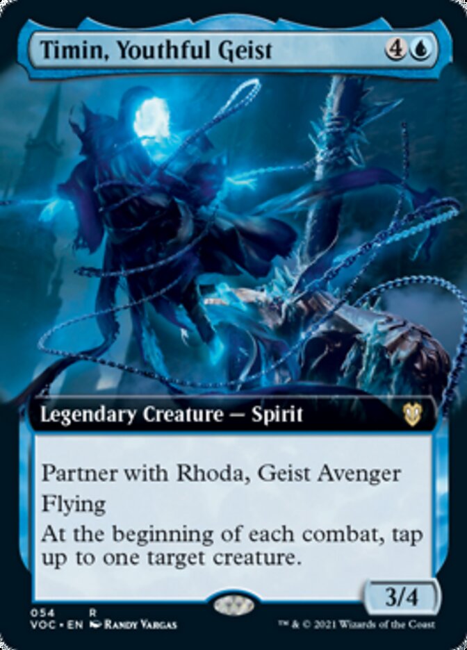 {R} Timin, Youthful Geist (Extended Art) [Innistrad: Crimson Vow Commander][VOC 054]