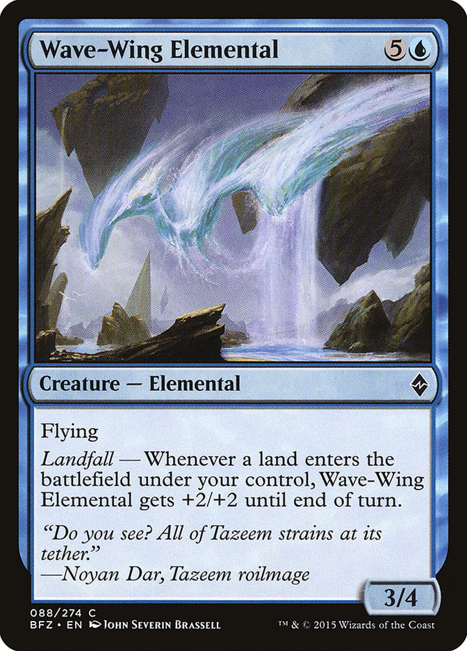 {C} Wave-Wing Elemental [Battle for Zendikar][BFZ 088]