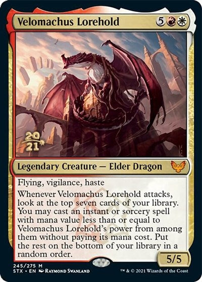 {R} Velomachus Lorehold [Strixhaven: School of Mages Prerelease Promos][PR STX 245]