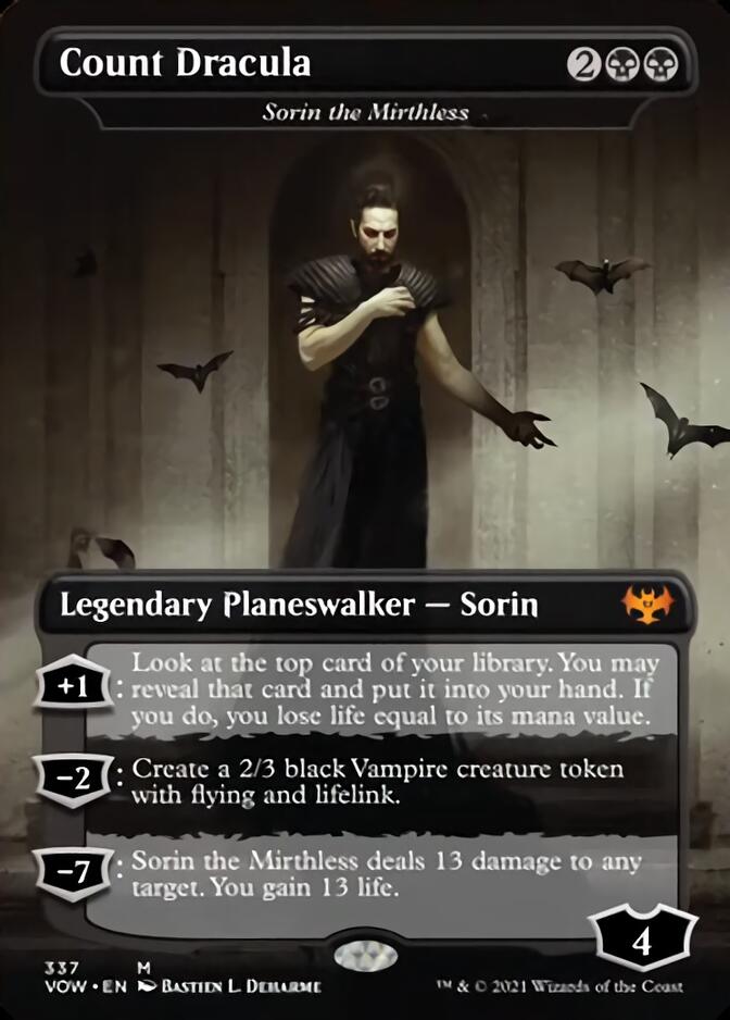 {R} Sorin the Mirthless - Count Dracula [Innistrad: Crimson Vow][VOW 337]