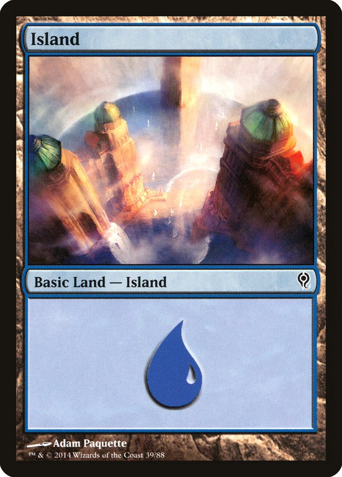 {B}[DDM 039] Island (39) [Duel Decks: Jace vs. Vraska]