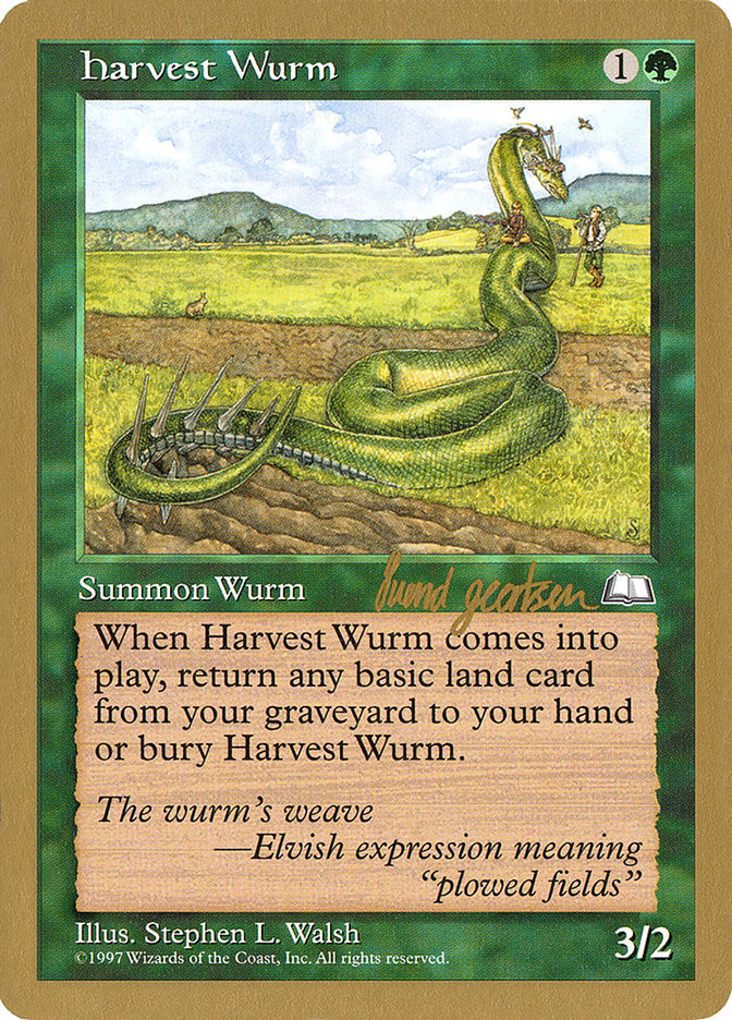 {C} Harvest Wurm (Svend Geertsen) [World Championship Decks 1997][GB WC97 SG130]