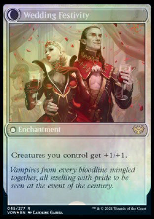 {@R} Wedding Announcement // Wedding Festivity [Innistrad: Crimson Vow Prerelease Promos][PR VOW 045]