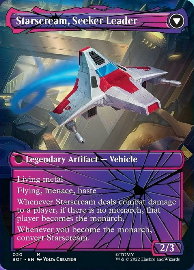 {R} Starscream, Power Hungry // Starscream, Seeker Leader (Shattered Glass) [Transformers][BOT 020]