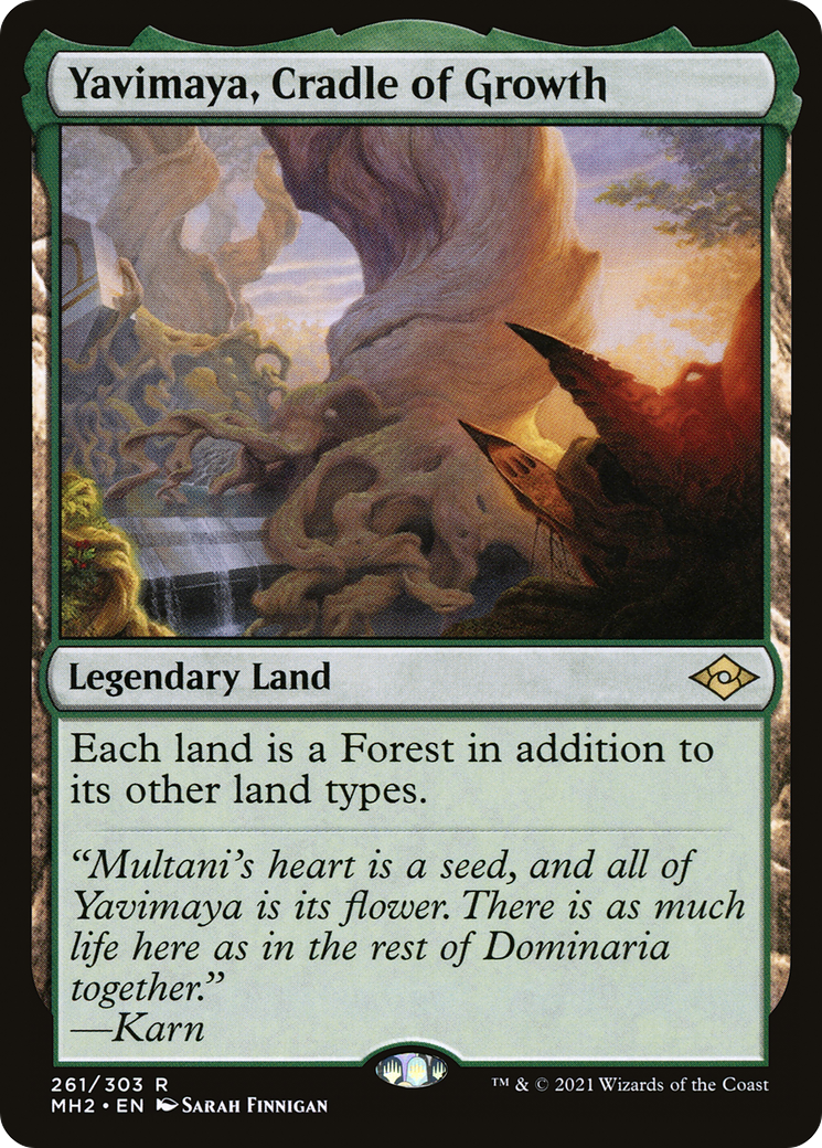 {R} Yavimaya, Cradle of Growth [Modern Horizons 2][MH2 261]