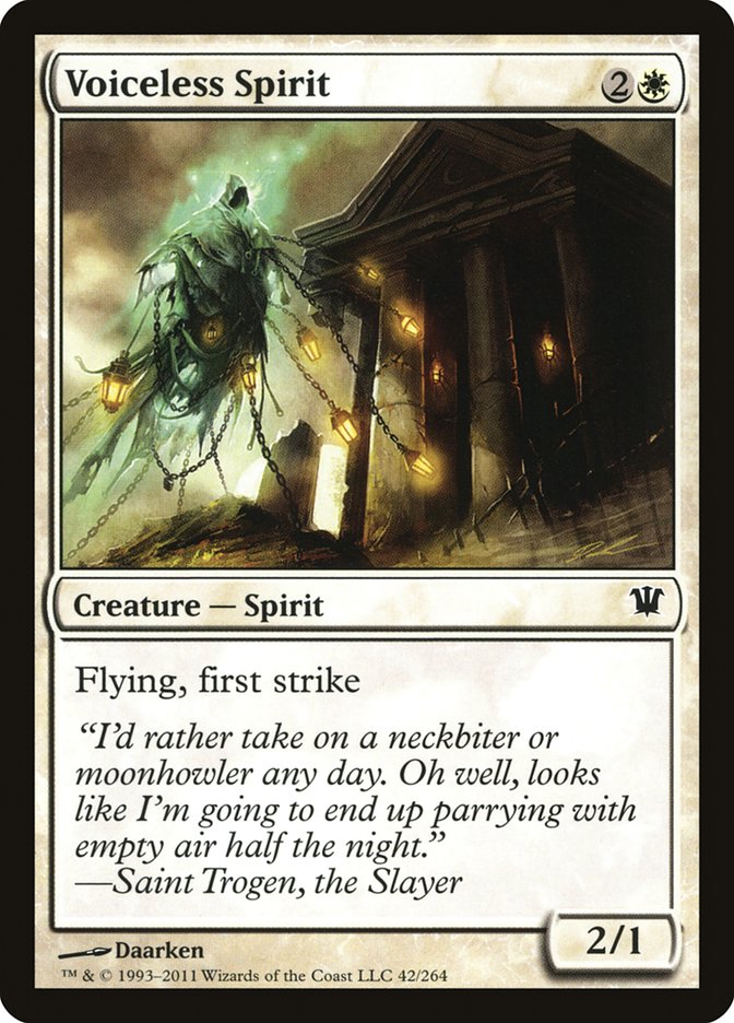 {C} Voiceless Spirit [Innistrad][ISD 042]