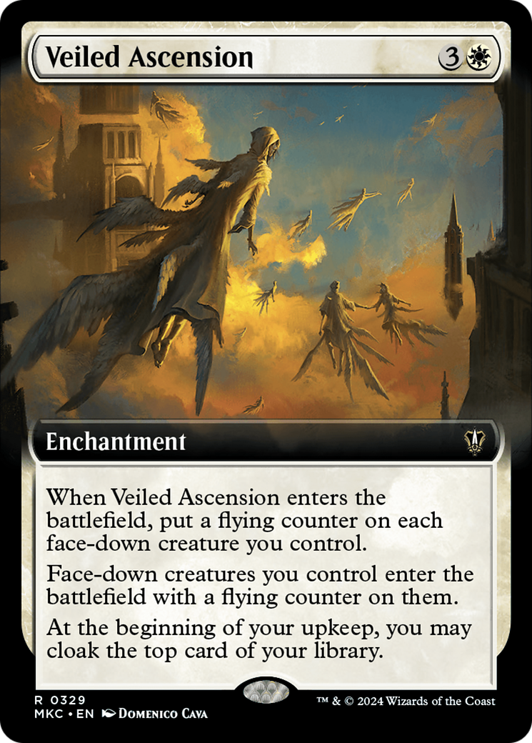 {R} Veiled Ascension (Extended Art) [Murders at Karlov Manor Commander][MKC 329]