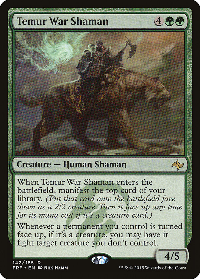 {R} Temur War Shaman [Fate Reforged][FRF 142]