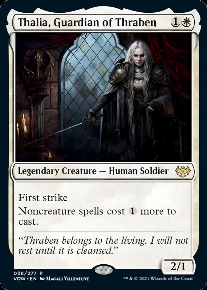 {R} Thalia, Guardian of Thraben [Innistrad: Crimson Vow][VOW 038]