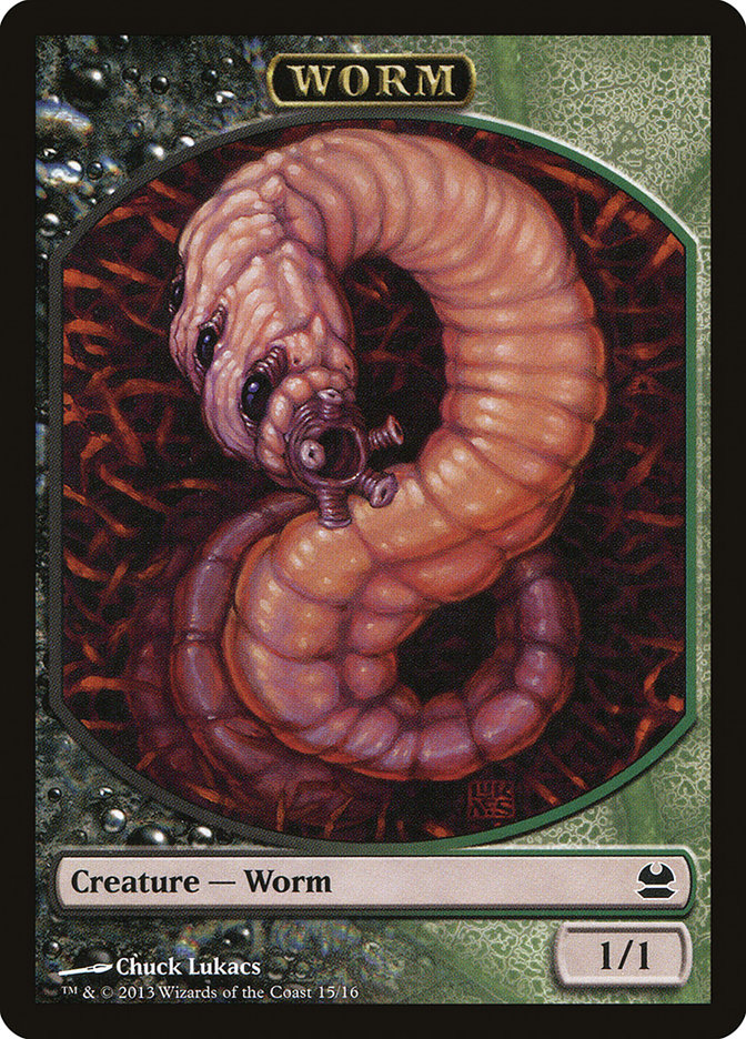 {T} Worm Token [Modern Masters Tokens][TMMA 015]