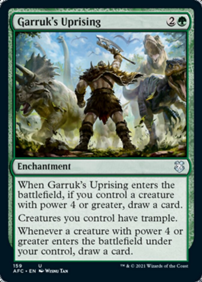 {C} Garruk's Uprising [Dungeons & Dragons: Adventures in the Forgotten Realms Commander][AFC 159]