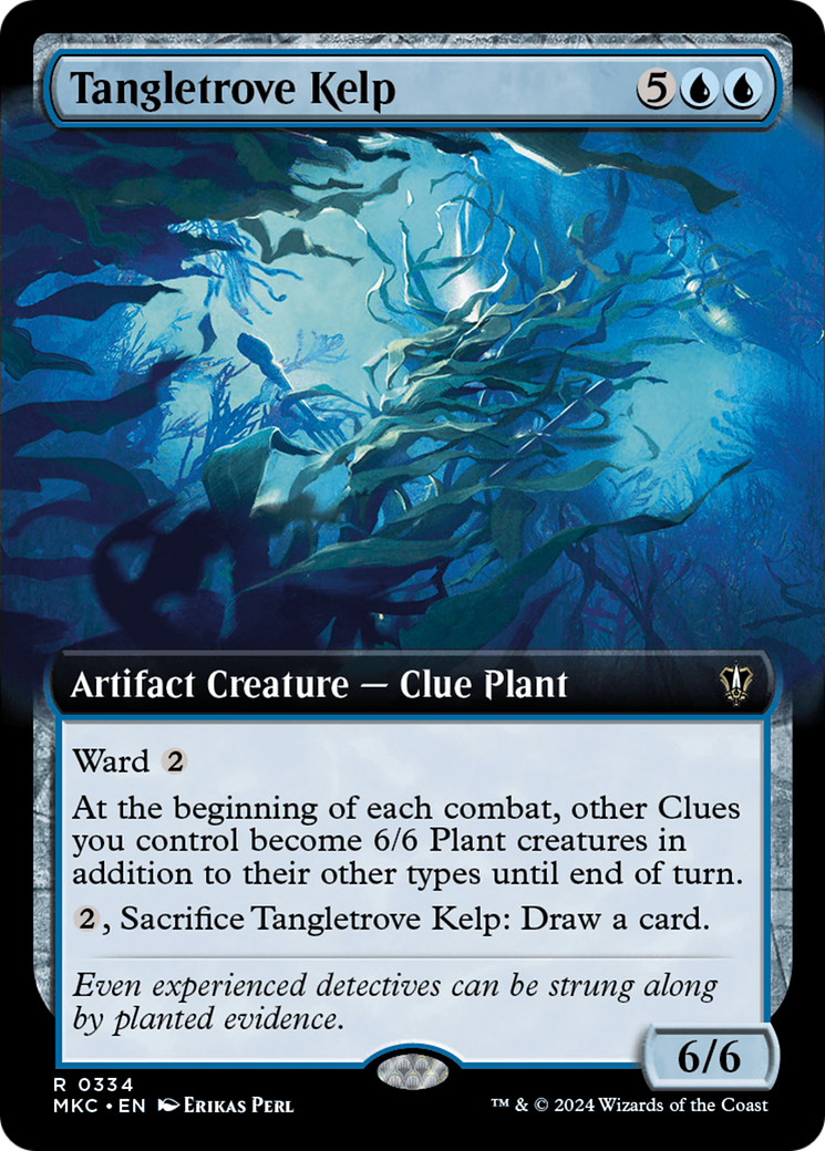 {R} Tangletrove Kelp (Extended Art) [Murders at Karlov Manor Commander][MKC 334]