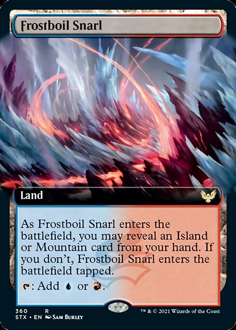 {R} Frostboil Snarl (Extended Art) [Strixhaven: School of Mages][STX 360]