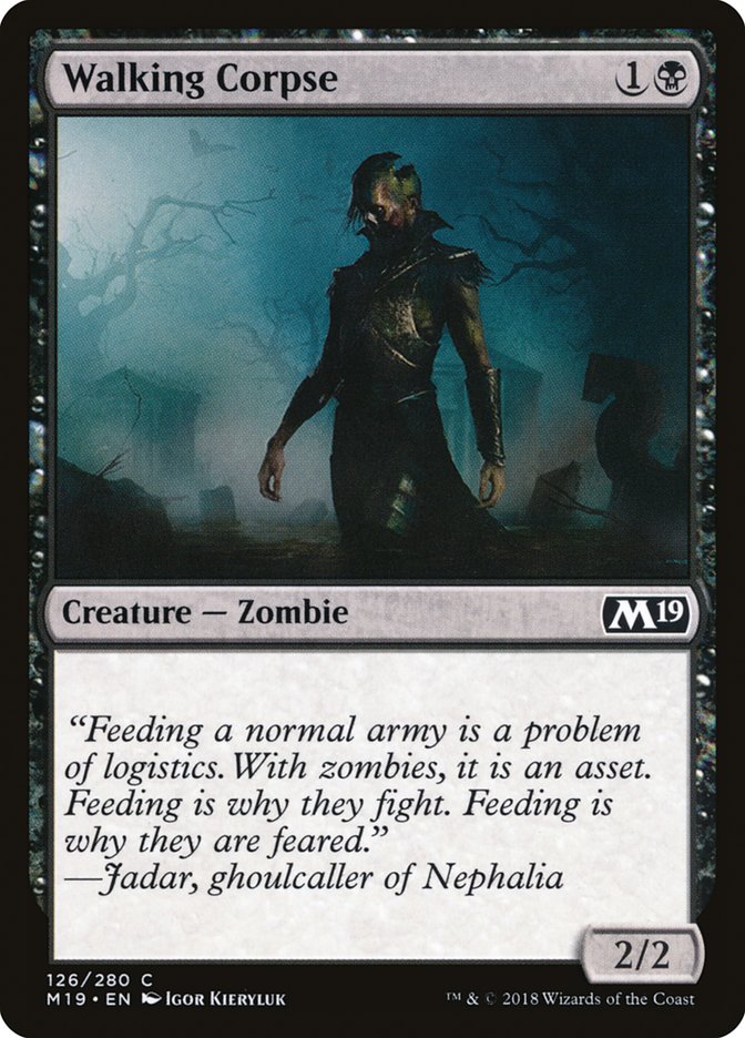 {C} Walking Corpse [Core Set 2019][M19 126]