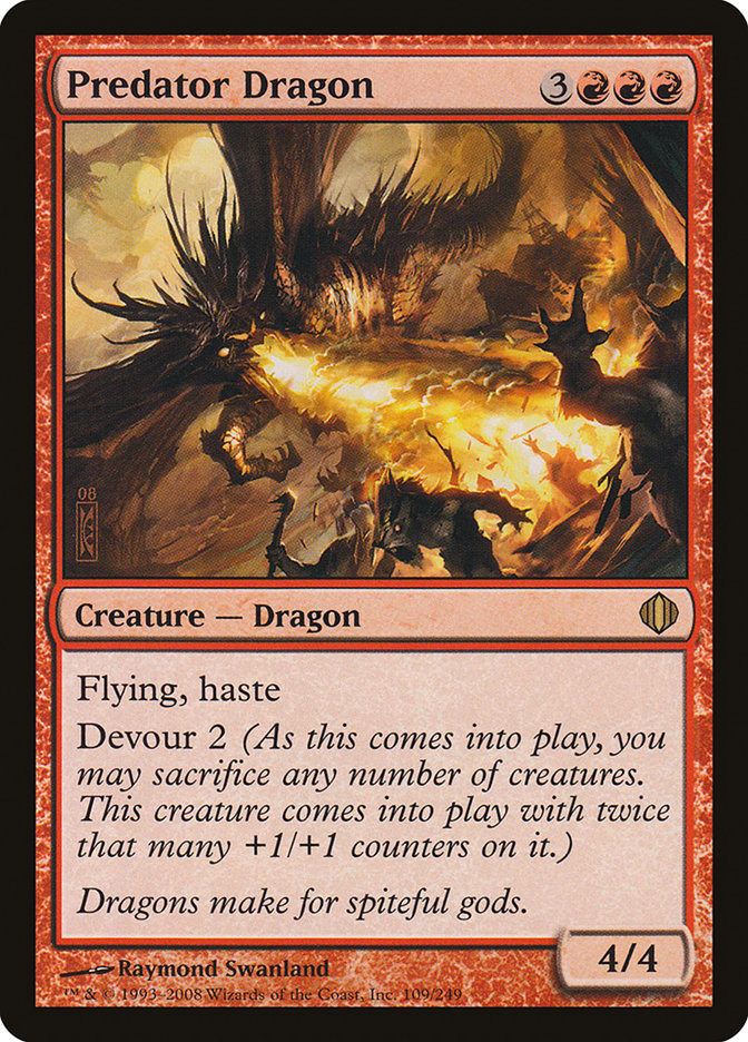 {R} Predator Dragon [Shards of Alara][ALA 109]