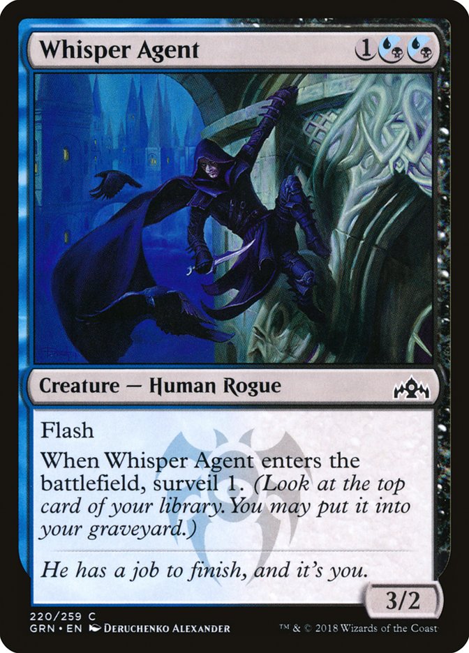 {C} Whisper Agent [Guilds of Ravnica][GRN 220]