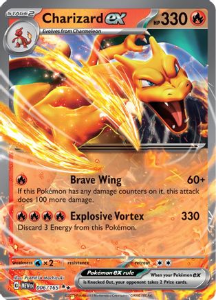 [PKM-R] Charizard ex (006/165) [Scarlet & Violet: 151]