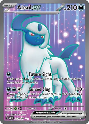 Absol ex - 214/197 214 - SV03 Obsidian Flames Holofoil