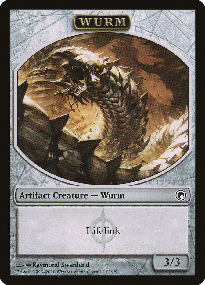 {T} Wurm Token (9/9) [Scars of Mirrodin Tokens][TSOM 009]