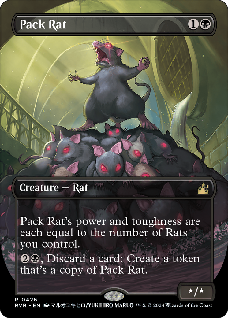 {R} Pack Rat (Anime Borderless) [Ravnica Remastered][RVR 426]