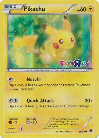 [PKM-R] Pikachu (26/83) (Toys R Us Promo) [Miscellaneous Cards & Products]