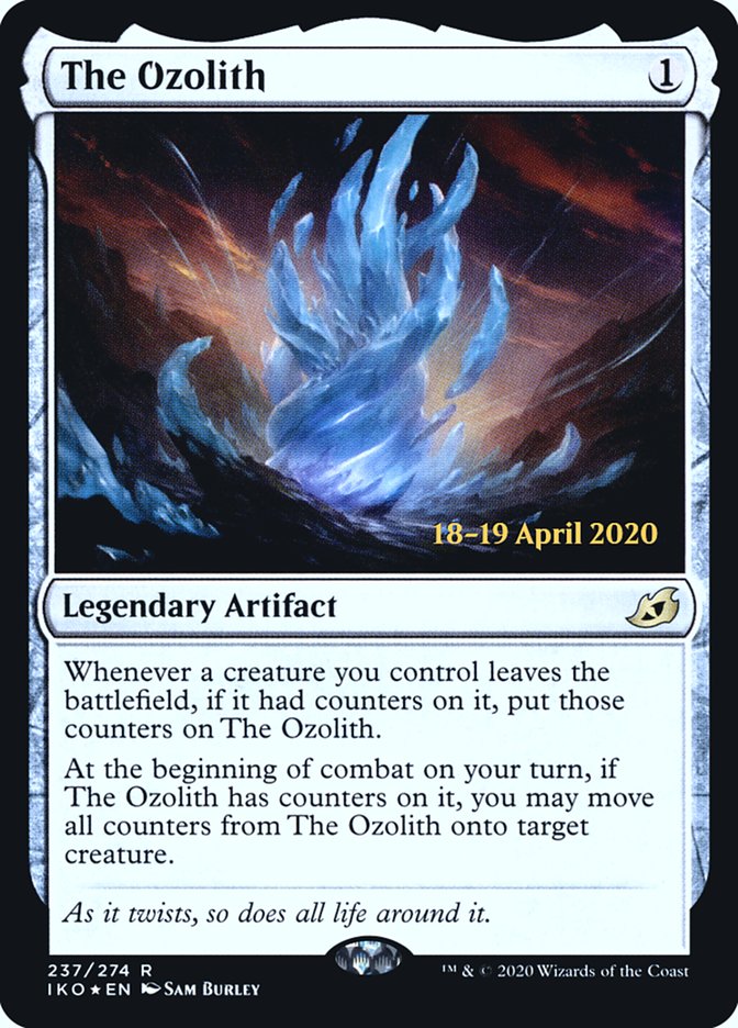 {R} The Ozolith [Ikoria: Lair of Behemoths Prerelease Promos][PR IKO 237]